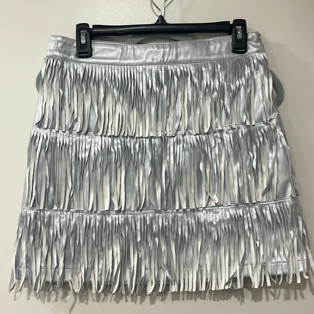 Silver Muy Muy Fancy Collection skirt size Large